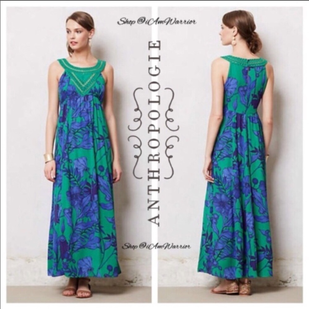 Anthropologie Edme & Esyllte Floral Maxi Dress